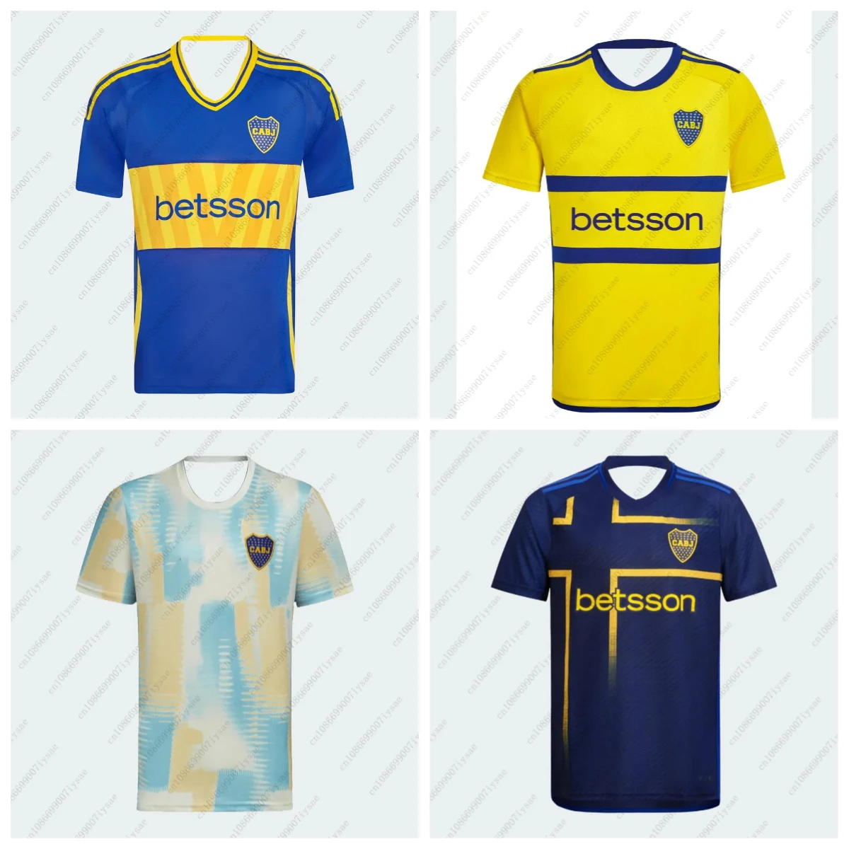 

2025 Summer Hot Sale Newest Arrival Style Boca Soccer Uniform Men's and Women's Soccer Jerseys Adult Breathable Quick-Drying Top