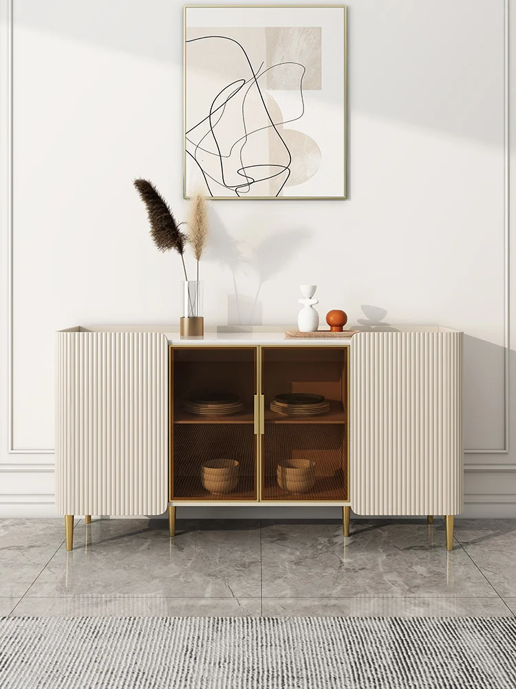 

Italian Light Luxury Meal Side Cabinet Modern Simple Storage Cabinet Living Room Side Cabinet Kitchen Storage Cabinet