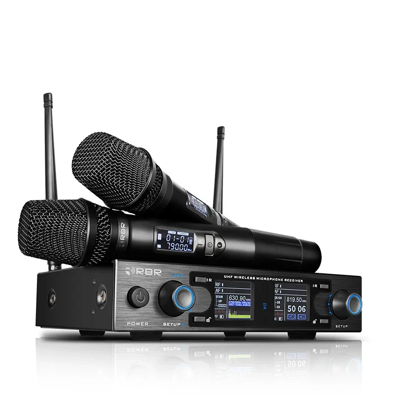 yyhc-Rechargeable Handheld Design d733 Digital Professional  Wireless Microphone Mic System