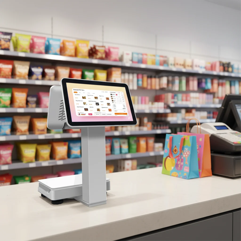 Двухэкранный POS-терминал со встроенным принтером и весами: комплексная POS-система |   SSD-накопители для кассовых терминалов супермаркетов и розничных магазинов