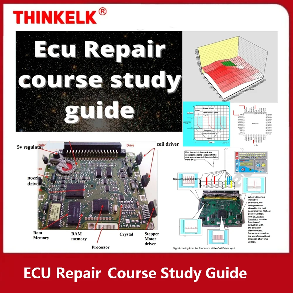 

ECU Repair Course Study Guide PDF File ECU Basic Teaching EPROM TEST Progranmming Car Diagnostic Learn Digital Central Simulator