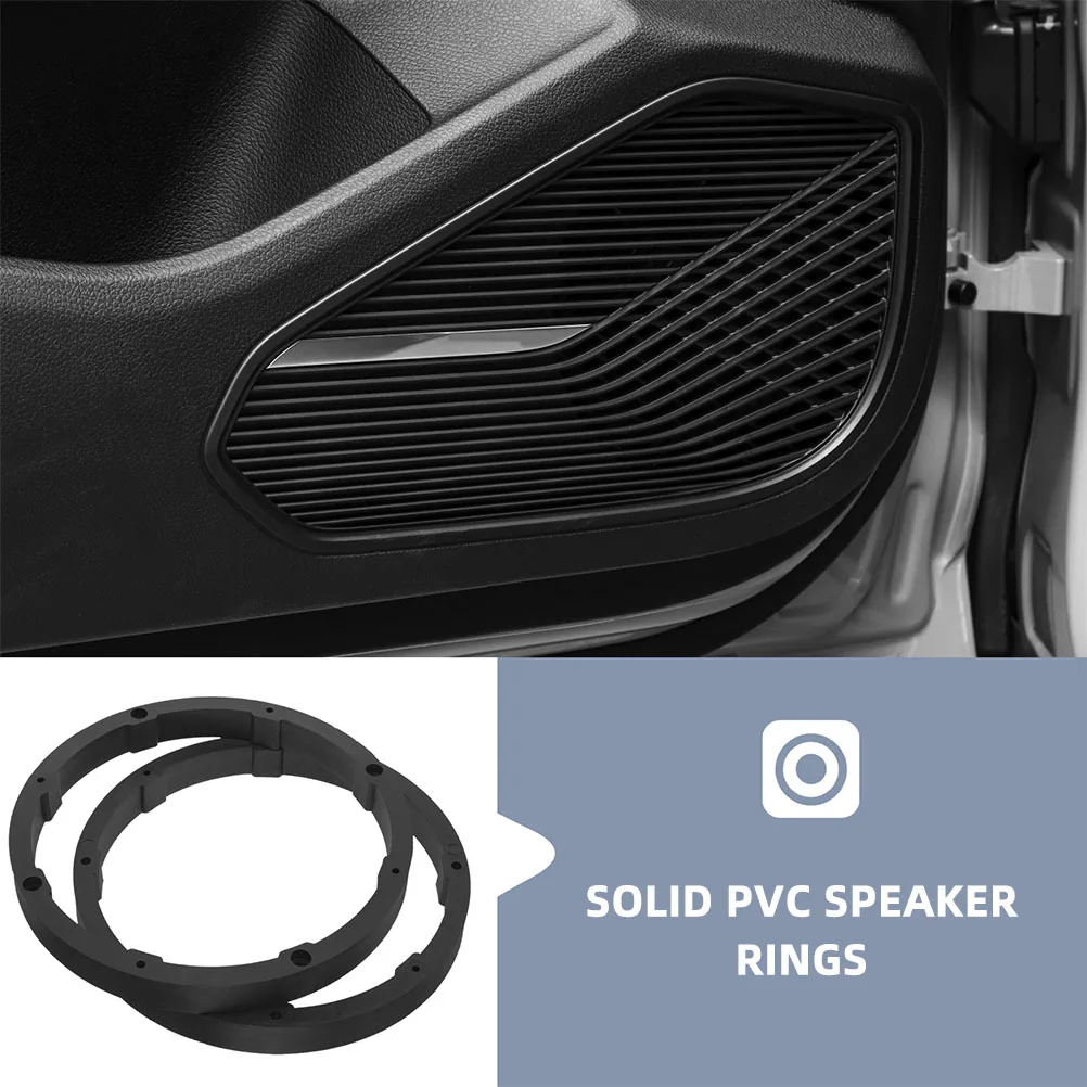 4 قطعة 65 بوصة مكبر صوت للسيارة محول فاصل خواتم عالمية تناسب طويلة الأمد متانة سهلة التركيب السريع أنيقة #6