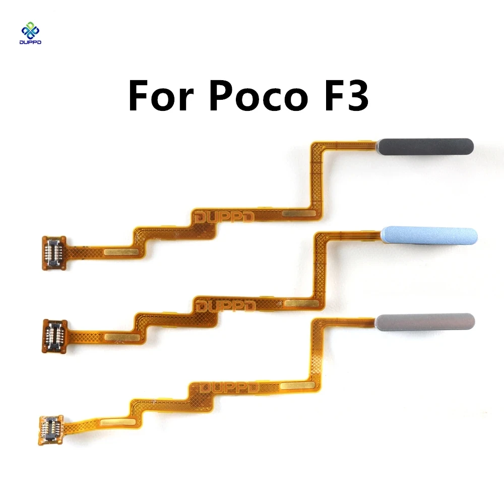 

For Xiaomi Poco F3 Menu Key Touch ID Sensor Fingerprint with Power Button Fingerprint Home Sensor Flex Cable Replacement