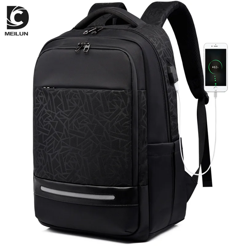 Business Backpack Laptop Travel Casual Outdoor Sport Oxford Man Multifunctional Bags USB Charging Waterproof Notebook Backpacks