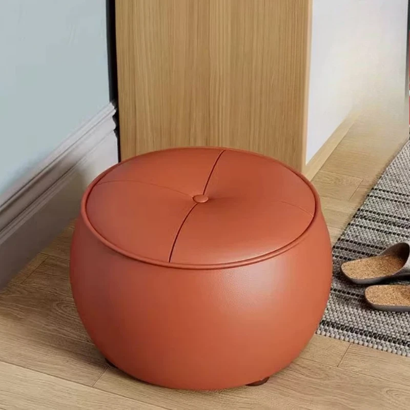 Interior Foot Stool Piano Elegant Upholstered Office Foot Stool Dressing Tble Shoemaker Marche Pied Pliable Balcony Furniture ﻿