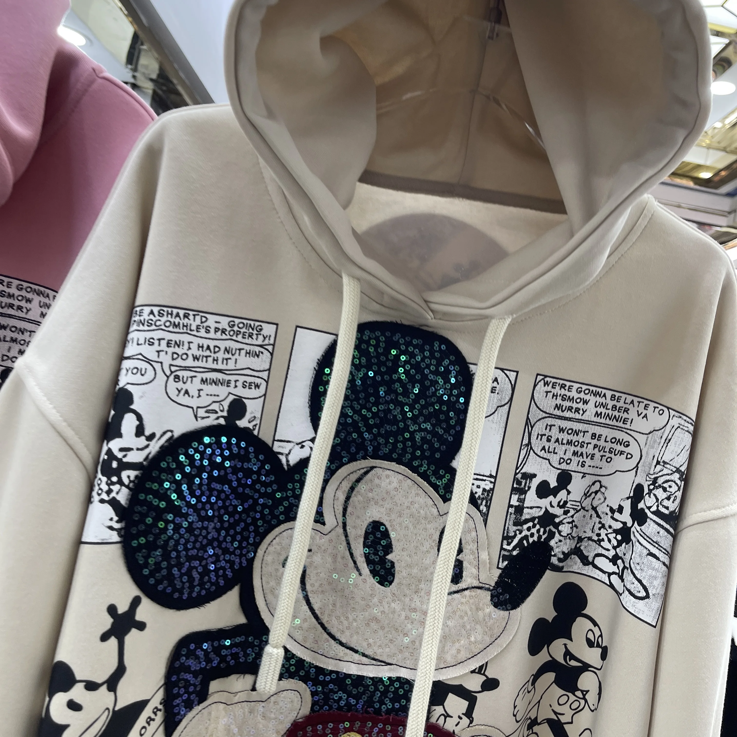2025 otoño nuevo estilo coreano suelto versátil estampado de dibujos animados Sudadera con capucha abrigo mujer Casual Top sudadera Kawaii sudaderas con capucha