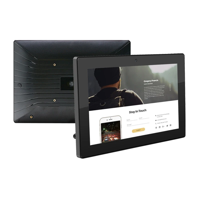 2026unique Portworld New YC-102P 10 Inch RK3566 RK3576 Android 13/14 Os Layar Digital di Samping Tempat Tidur Rumah Sakit