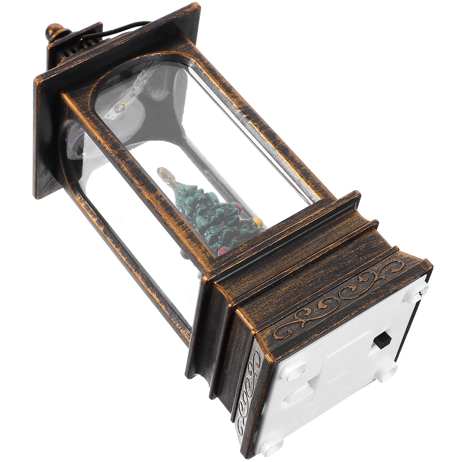 

Charming Christmas Light Ornament Hanging Lantern for Xmas Eve Celebration Warm Night Light Decor Party Scene Layout