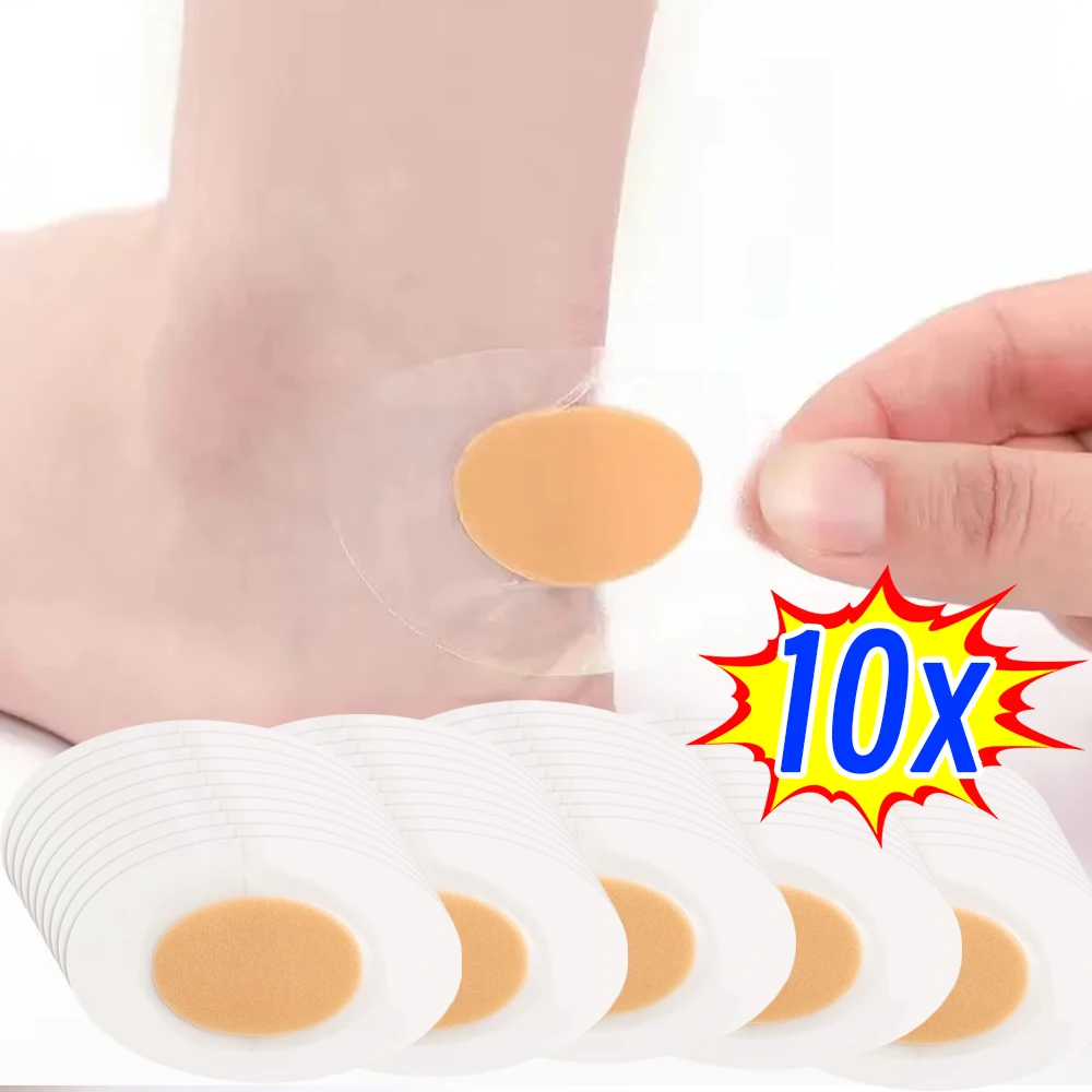 Invisible Gel Heel Protector Foot Patches Adhesive Breathable Blister Padding Hydrocolloid Bunion Corrector Stickers Foot Care