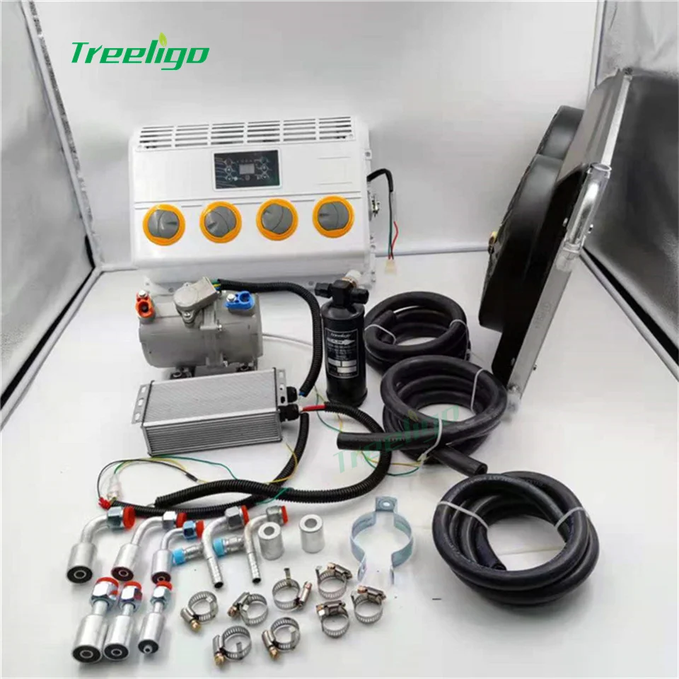 

Treeligo Electric Split Truck Sleeping Cab Air Conditioner 12v air conditioning A/C 24v Motorhome camper van tractor Autotruck