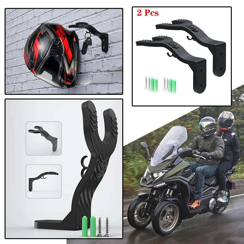 Motorcycle Helmet Hook Racks Multipurpose Hook Wall Mount Hooks For KYMCO CV3 DTX360 DTX 360 AK550 XCTING DOWNTOWN X-TOWN 300 I