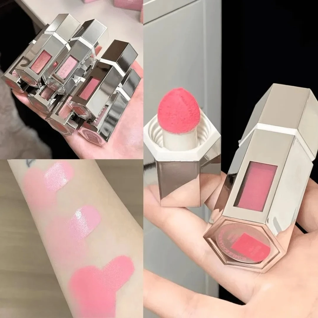 

Liquid Blusher Tanned Jello Color Powder Rendering Moisturizing Longlasting Beauty Expands Contracts Cheek Face Blush Makeup