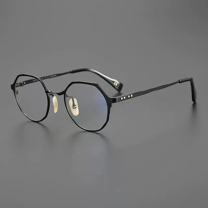 Gatenac Designer Pure Titanium Glasses Frame Men Japan Vintage Prescription Myopia Eyeglasses Frame Women Luxury Brand Eyewear