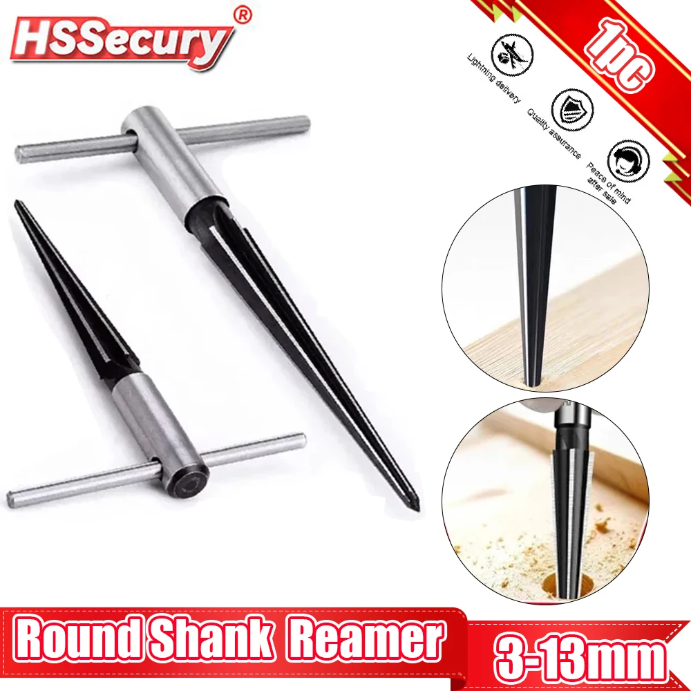 

Round Shank 5-16mm Cone Reamer 3-13mm Woodworking Board Chamfer Opening and Expanding Hole Woodworking Tools