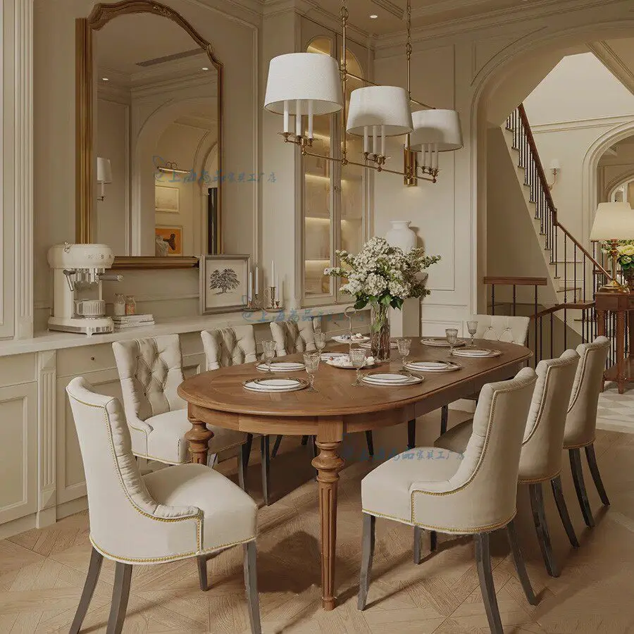 Service Postmodern Dining Table Luxury Magazine Improvement European Nordic Dining Table Desk Designer Muebles Lounge Furniture