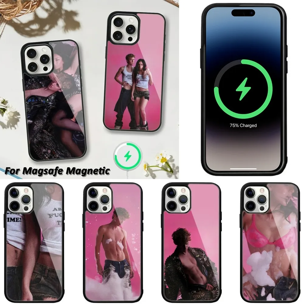 Charli xcx T-Troye Sivan Phone Case For iPhone 16,15,14,13,12,11,Plus,Pro,Max,Mini Magsafe Magnetic Wireless Charging