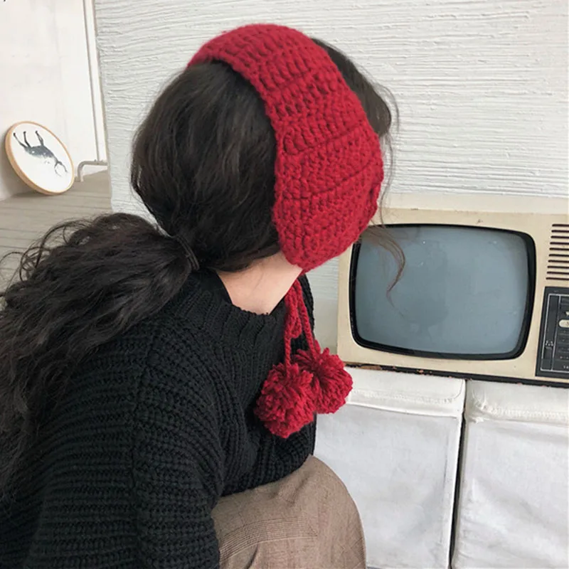 Новые плюшевые наушники ручной работы в корейском стиле Y2k