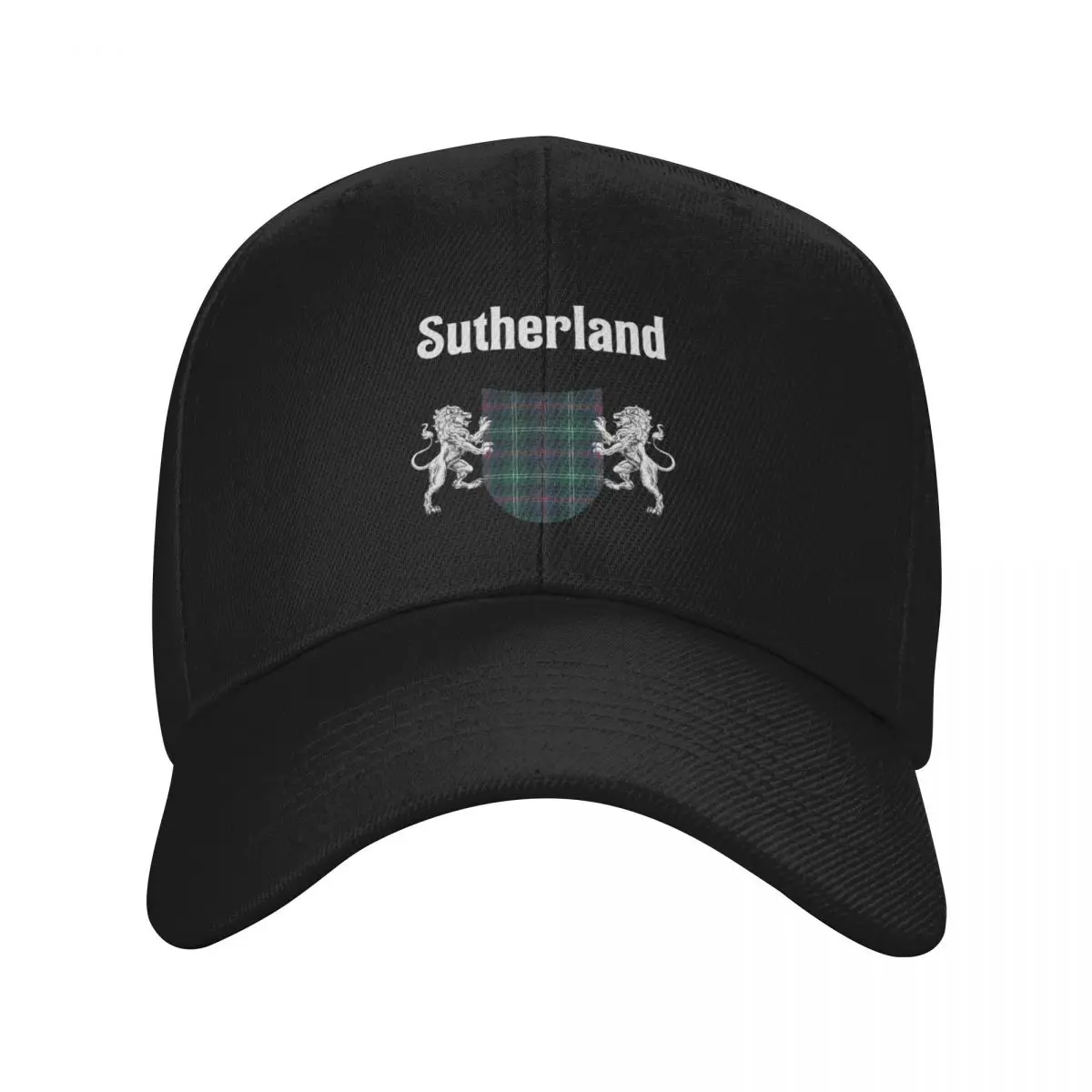 

Sutherland Clan Scottish Name Coat Of Arms Tartan Baseball Cap Golf Hat Luxury man cap Hat Baseball Cap Man Women's