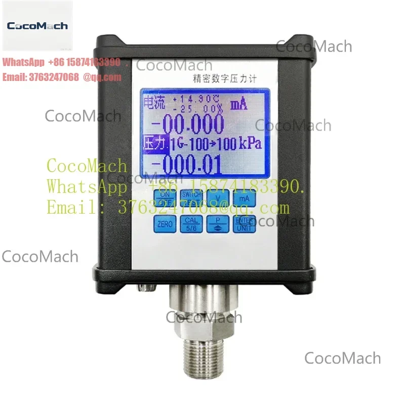 2024 New Popular F Type High Precision Digital Pressure Gauge Manometer Dial 100mm Accuracy 0.05