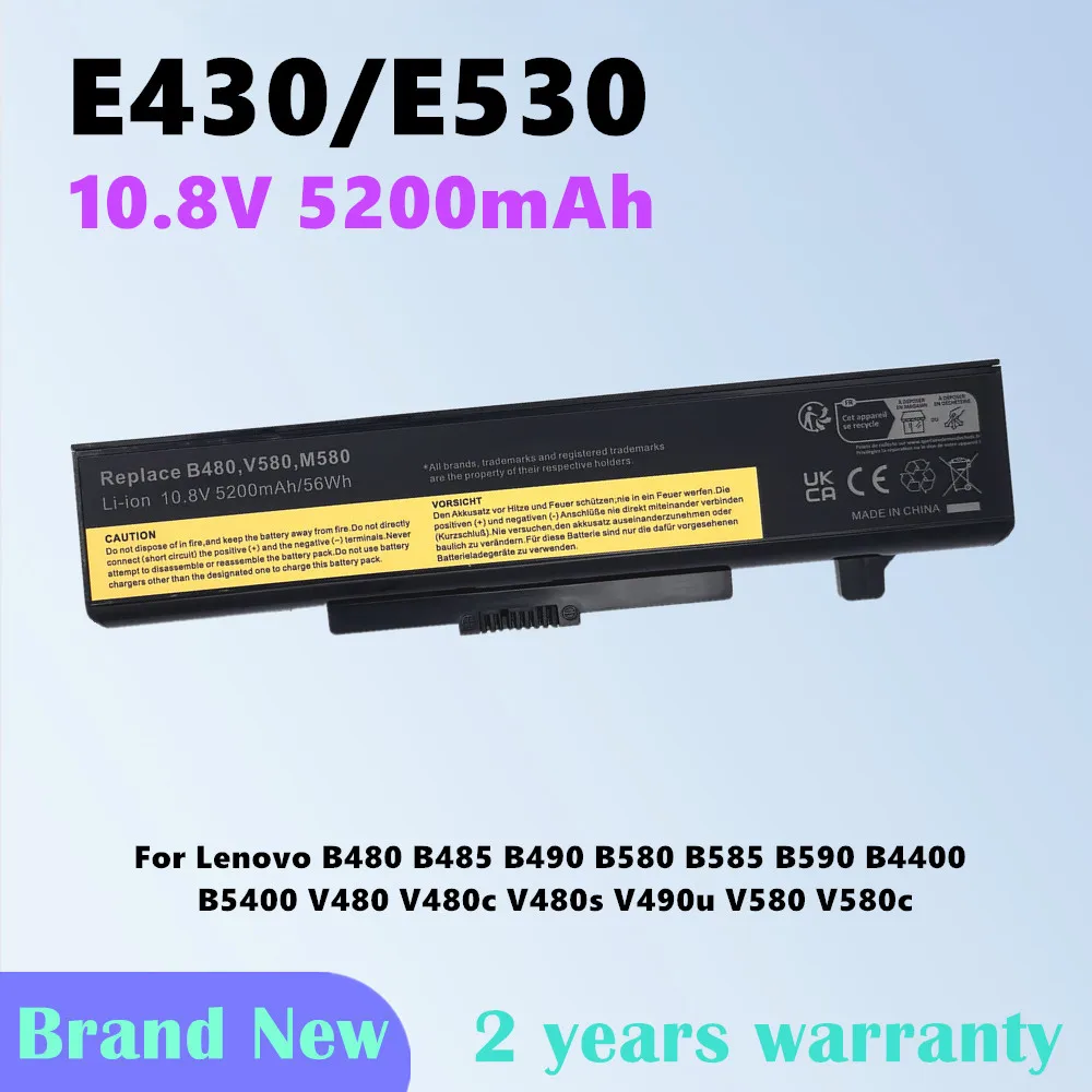 Laptop Battery for Lenovo B480 B485 B490 B580 B585 B590 B4400 B5400 V480 V480c V480s V490u V580 V580c