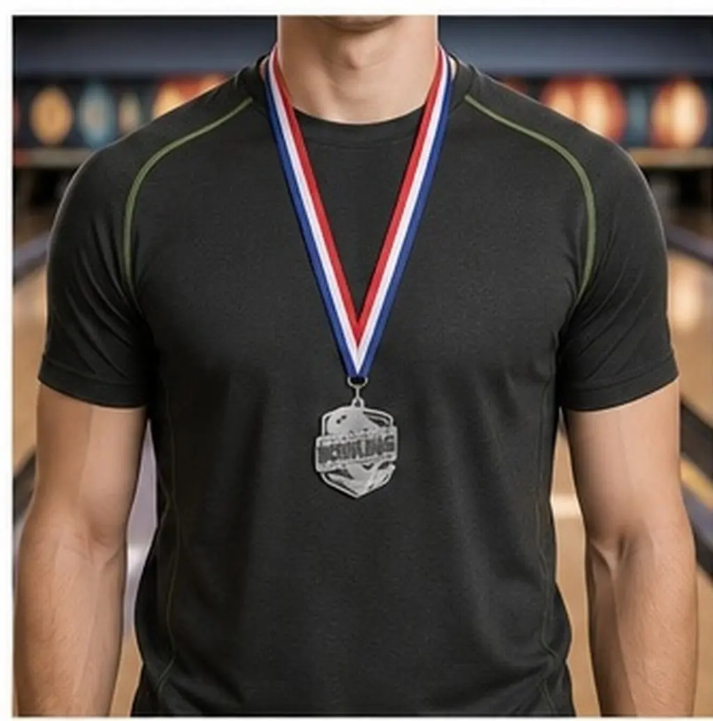 Bowling Medal Sturdy Zinc Alloy Vivid Creative Design Award Medal for Recognition Encouragement Sports Parties Competitions