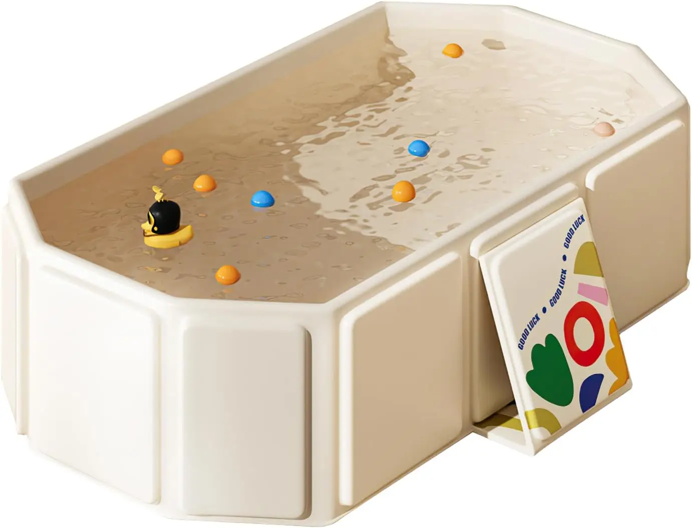 

Multifunctional Foldable Bathtub for Shower with Drain Practical Spacious ,suit for Ages 0-8 Kids and Pets