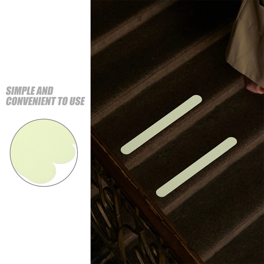 

24Pcs Anti-Slip Stairs Stickers Luminous Bathroom Tape Bathtub Non Skid Shower Safety Shower Strips for Showers Anti Slip