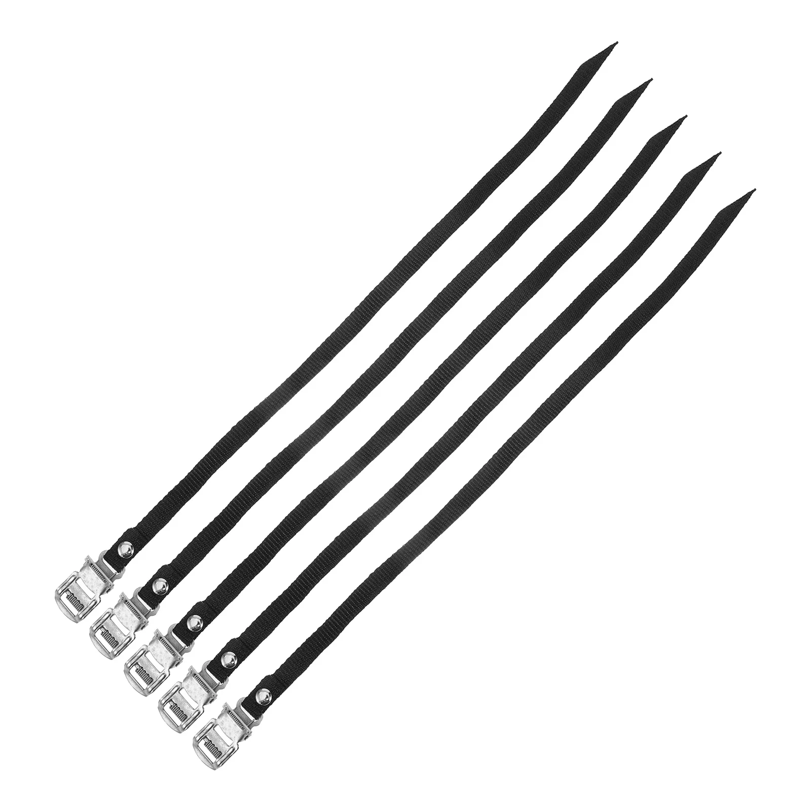 

5Pcs Bike Pedal Straps Adjustable Footrest Straps Heavy Duty Exercise Bike Accessories Portable Gym Gear Pedal Strap