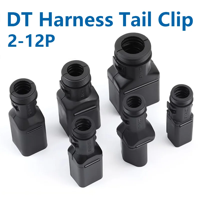 

2-12P DT connector tail clip connectors 1011-227-0205 male female fixed protective sheath corrugated pipe fixed clip harness