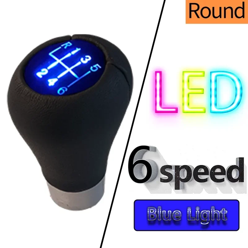 LED Gear Knob Shift Knob for BMW E46 E60 E87 E90 E91 E92 E93 X1 Z4 X3