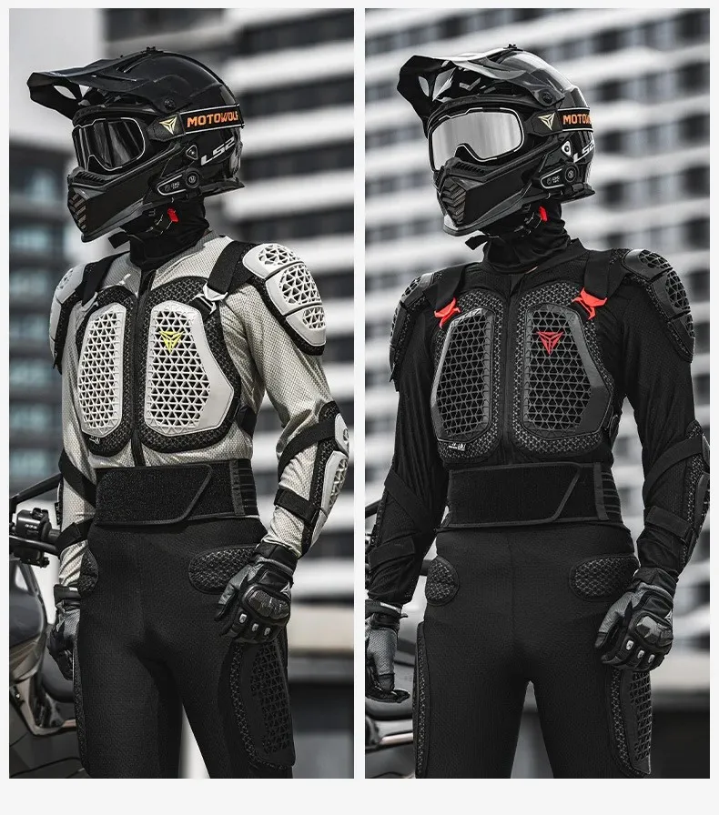 Motorradjacke Herren Damen Motorrad Ganzkörperpanzer Jacke Moto Turtle Motocross Racing Jacke CE-geprüfte Schutzausrüstung – Detail 18