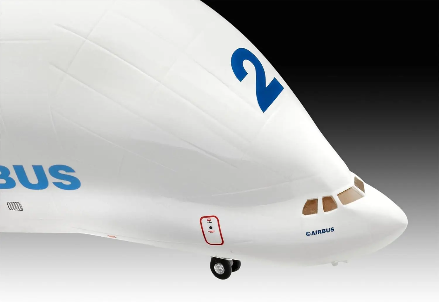 Model Y Maquette Avion BelugaXL Airbus - Échelle 1:200 - Herpa Snap-Fit - Avec Socle - Collection Avion Jouet