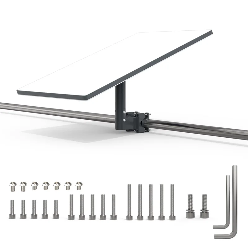 -MEOF لـ Starlink Gen 3 RV Ladder Mount 360 °   رف تثبيت قابل للتعديل لمحول أنبوب نطاق ملحقات التثبيت Starlink V3