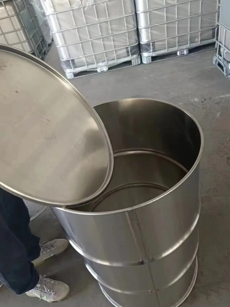 Food-Grade 50L/200L 304 & 316L Stainless Steel Drum Barrel – Water Tank or Maple Syrup Equipment