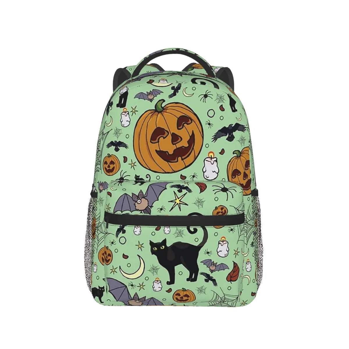 Halloween-Rucksäcke für Jungen und Mädchen, Büchertasche für Studenten, Schultaschen, Cartoon-Laptop-Rucksack, Umhängetasche, große Kapazität