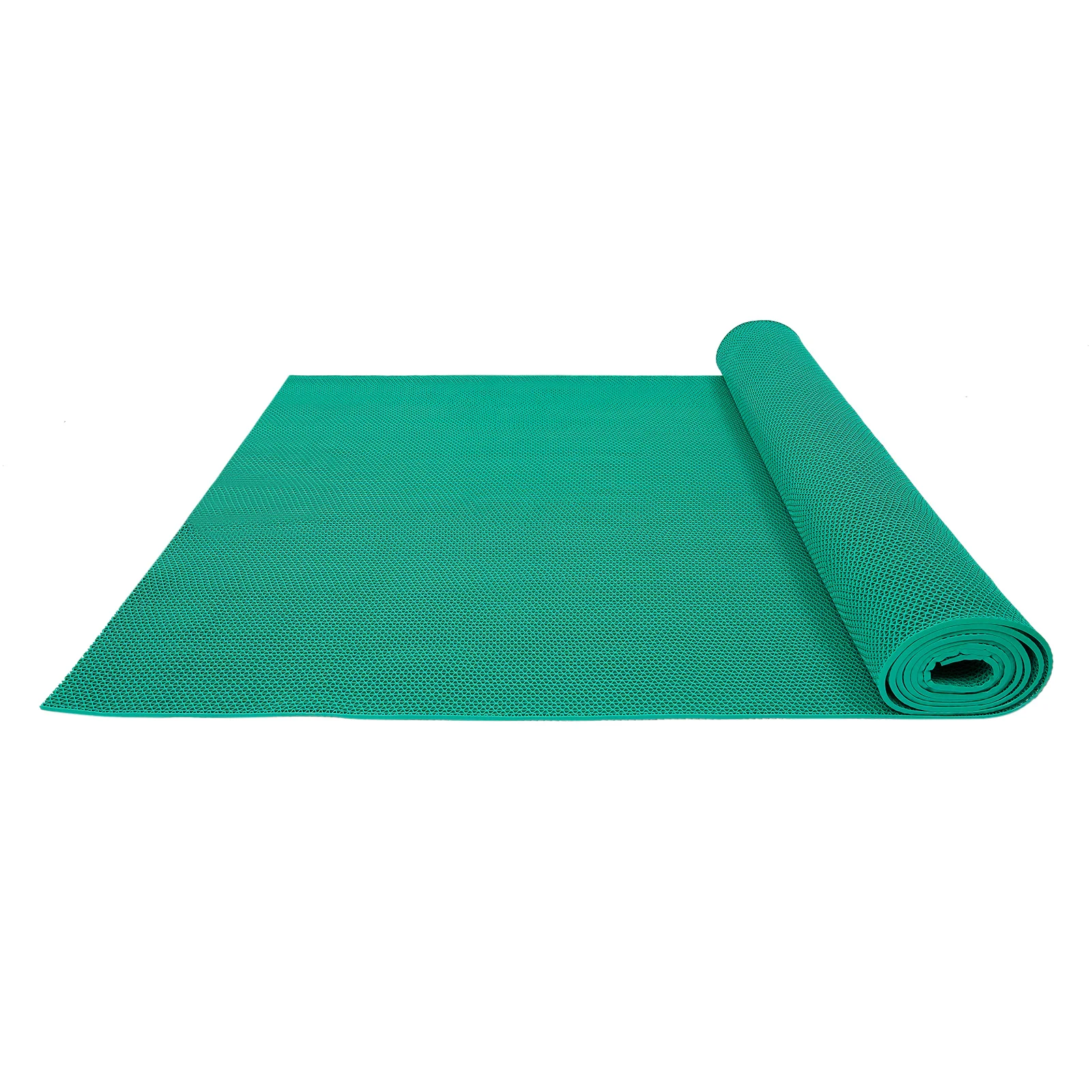 Modern Rectangle  Floor Mounted Green PVC Floor Mat, Floor Mat, Non-Slip Floor Mat