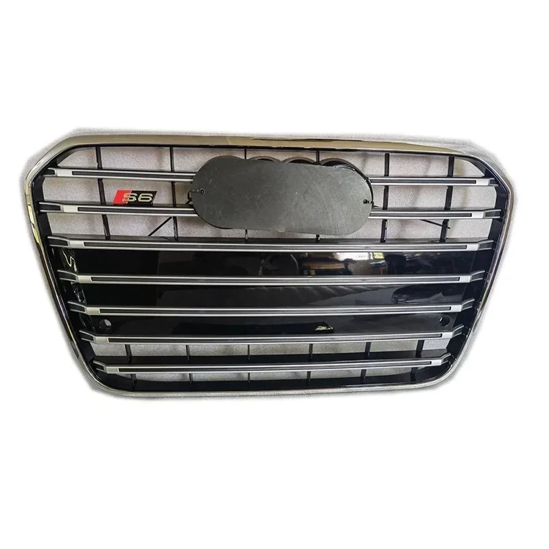 Car Front Bumper Grille Grill  For 2012 2013 -2015 Audi A6 C7  Refit upgrade S6 auto Racing grills