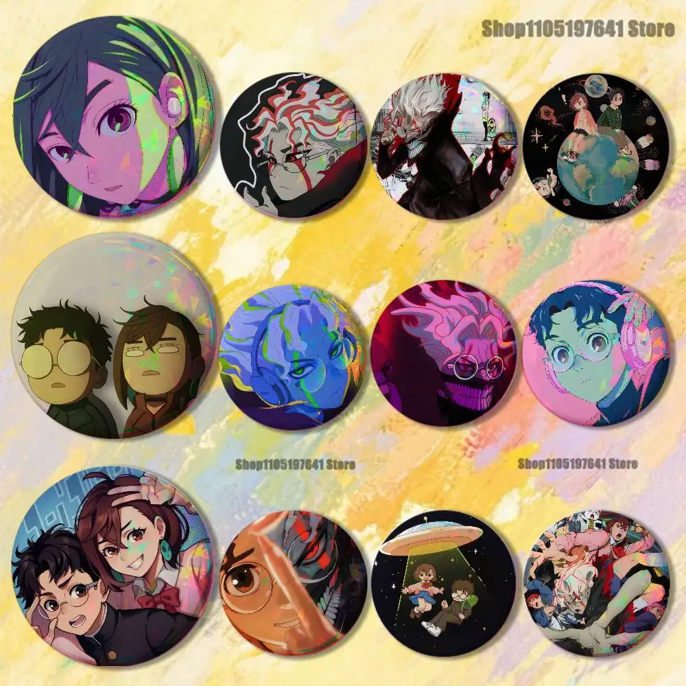 

Anime D-Dandadan Okarun Badges Button Round Creative Pin Brooch Badge Bag Decor Accessories Fans Collect Friends Gifts
