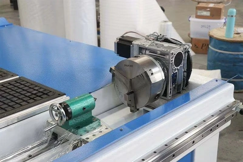 Blue Elephant 1325 CNC Router 4 Axis CNC Woodworking with Rotary Device for 3D Wood Stone Carving Cylinder Engraving Machine