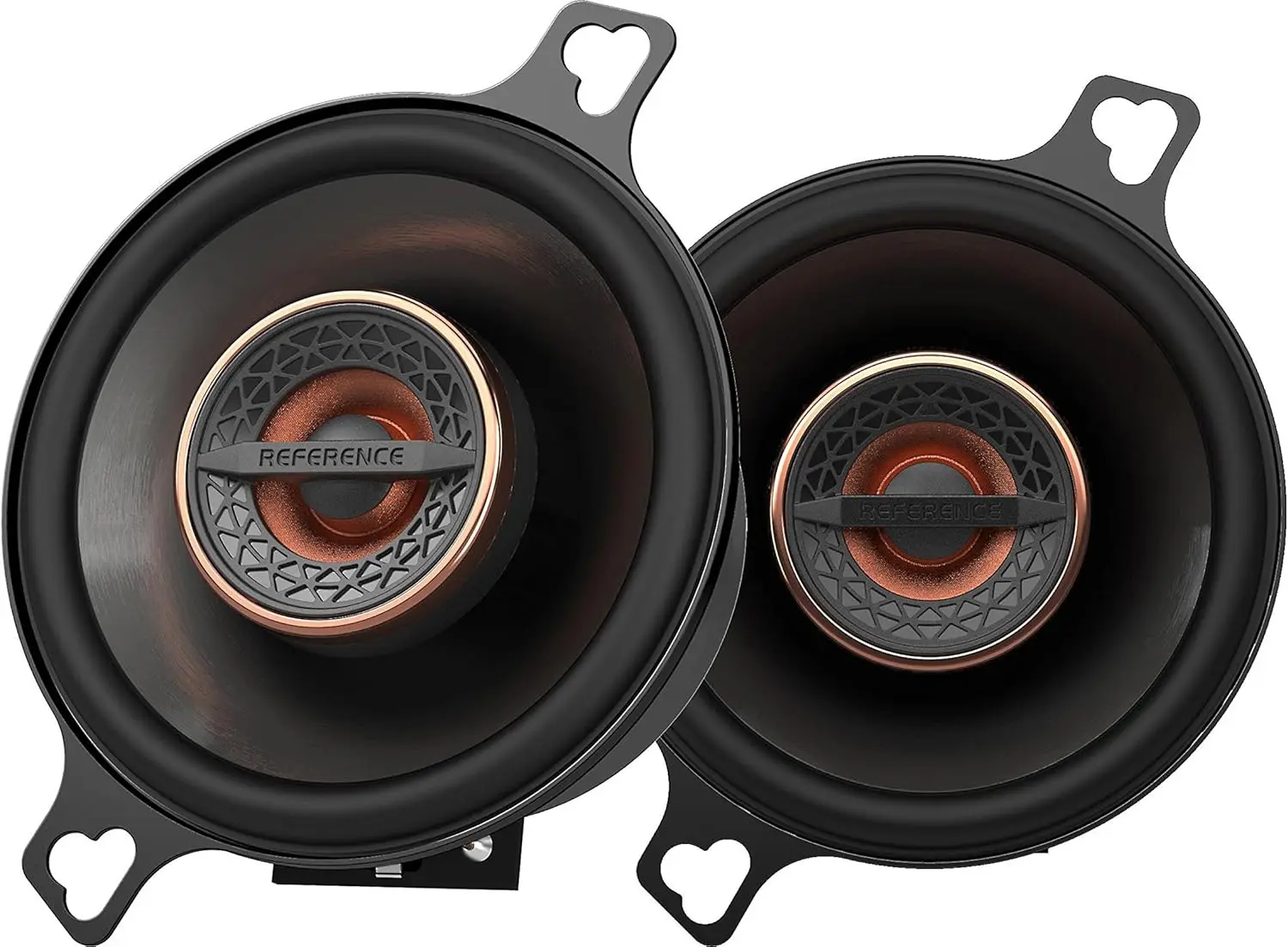 

3.5" 75W Coaxial Car Speakers with Edge-Driven Textile Tweeters, High-Quality Audio Pair