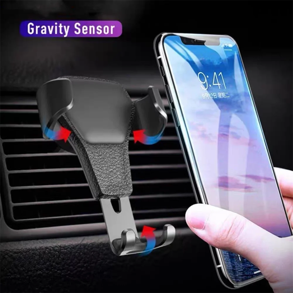 Air Vent Car Phone Holder Telescopic Phone Mount Mini Size Auto Air Outlet Smartphone Support Universal for 4.7-7 Inch