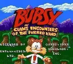 Genesis용 Sega Mega Drive용 Bubsy16bit MD 게임 카드