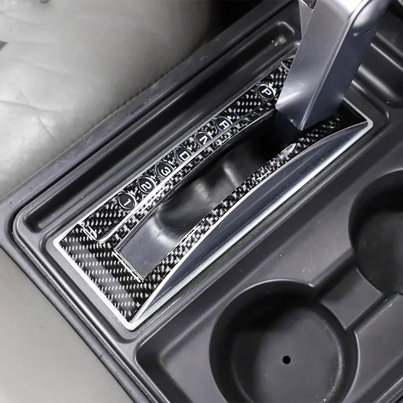 

For Hummer H2 2003-2007 Soft Carbon Fiber Car Central Gearbox Panel Air Conditioner Outlet Cover Trim Stickers Car Accessories