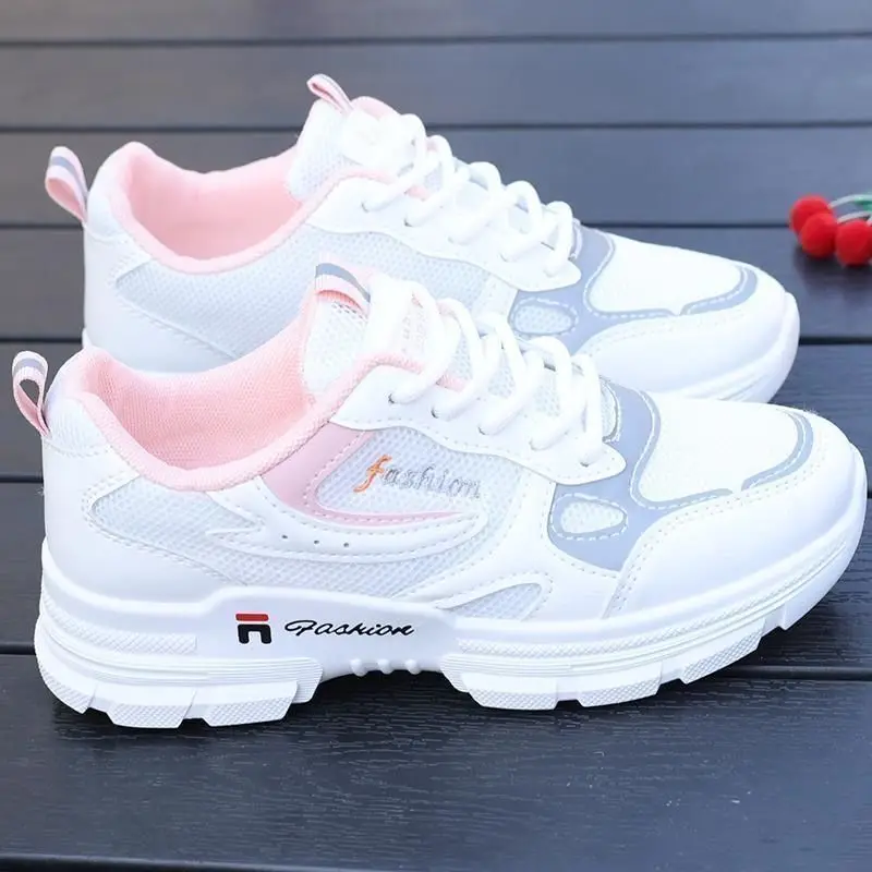 Maogu Hardloopschoenen Mode Ademend Wandelen Platform Atletische Schoen Sneaker Vrouwen Tennis Vrouw Mode Dames Witte Sneakers