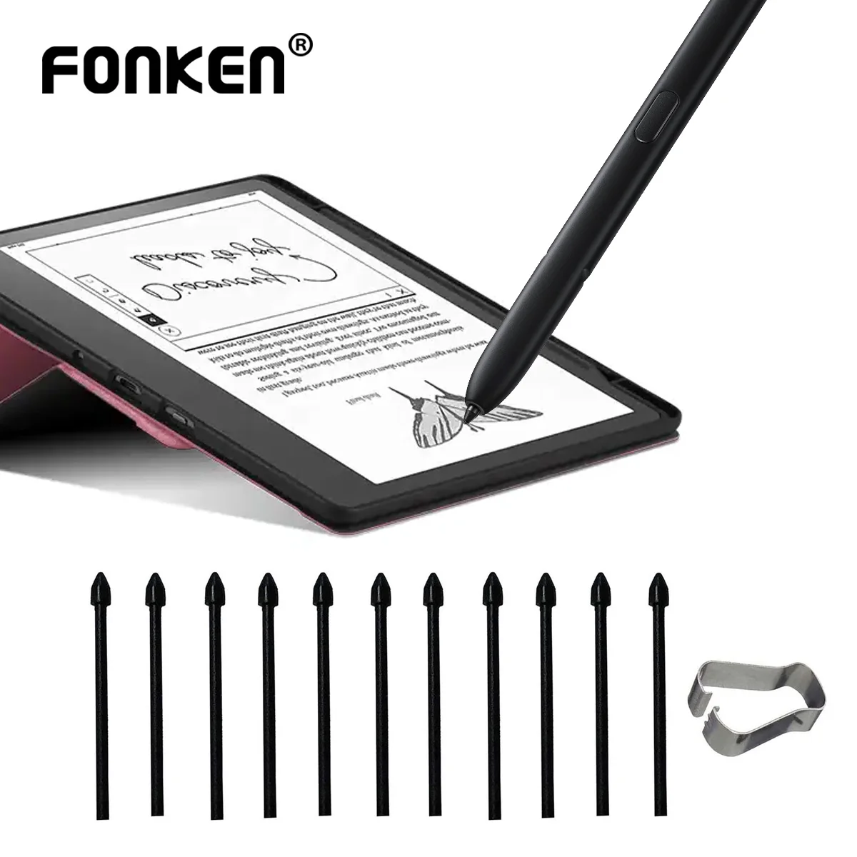 

10PCS AMZ Kindle Scribe Pen Tips Replacement,Nibs for Kindle Scribe Premium Pen,for AMZ Kindle Scribe Pen Tips/Nibs Replacement