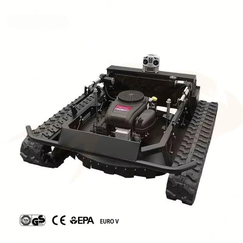 

Горячая распродажа: Промышленная гусеничная газонокосилка с дистанционным управлением, 7.5 л.с., 4-тактная, с травосборником, для измельчения травы