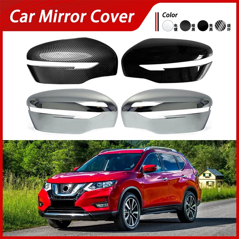 

Suitable for 14-22 models of Nissan X-Trail T32 reverse mirror cover electroplated with carbon fiber pattern on the mirror shell