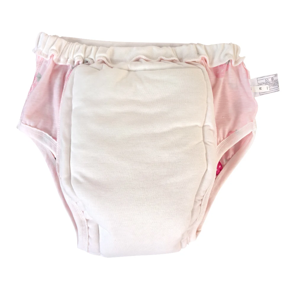 Waterproof Cotton Adult Baby Training Pants Reusable Infant Shorts Underweaer Cloth Diapers Panties Bear printed Nappy For Adult view 2