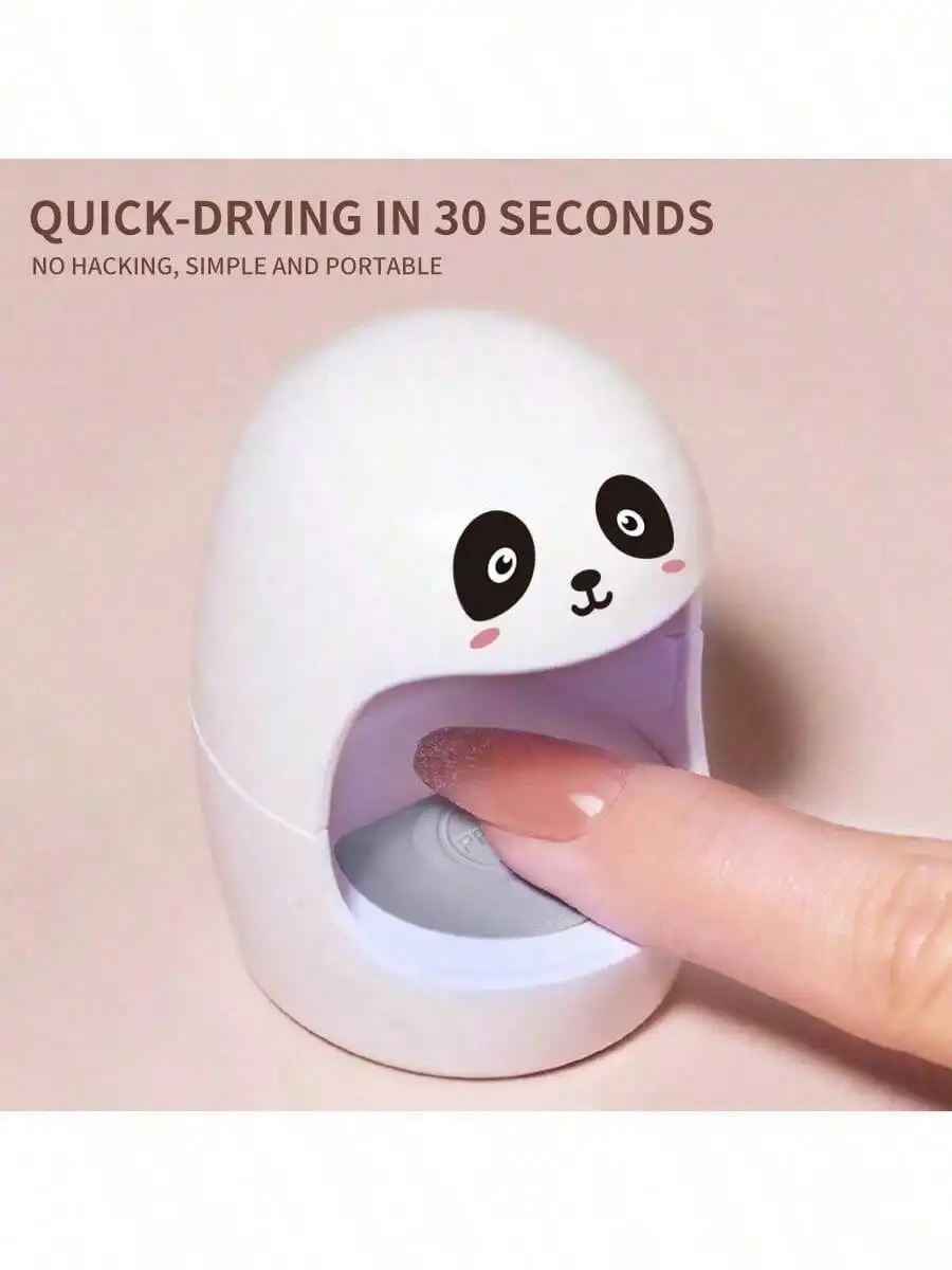 1pc 3Lamp USB Nageldroger Roze Ei Ontwerp MINI UV LED Lamp Nail Art Manicure Gereedschap 45S 60S Gel Polish Sneldrogend Curing Light