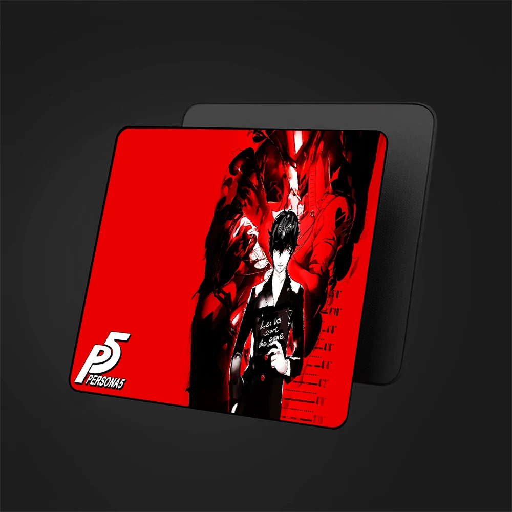 Persona 5 mousepads anime gamer table mat Persona 5 anime cool kawaii mousemats pc accessories non-slip square mousepad 29X25